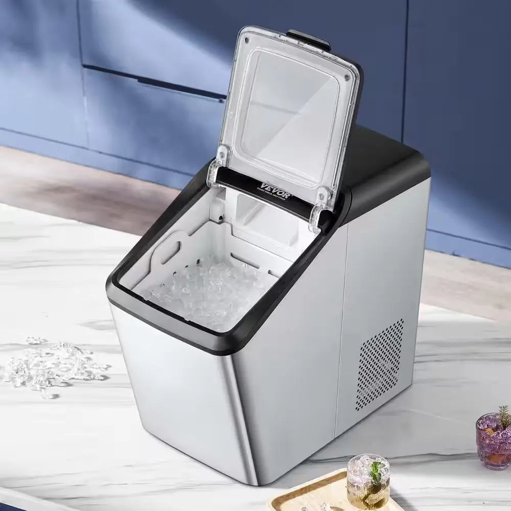 Countertop Ice Maker 9.7 In. 30 Lbs./24 H Auto Self-Cleaning Portable Ice Maker 2 Ways Water Refill Ice Machine | Fridge.com