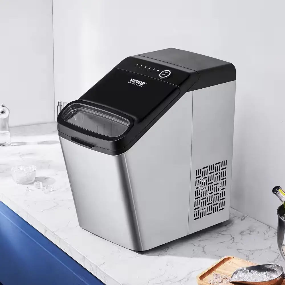 Countertop Ice Maker 33 Lb./24 H Self-Cleaning Portable Ice Maker 2 Ways Water Refill Ice Machine with 2 Size Bullet Ice | Fridge.com