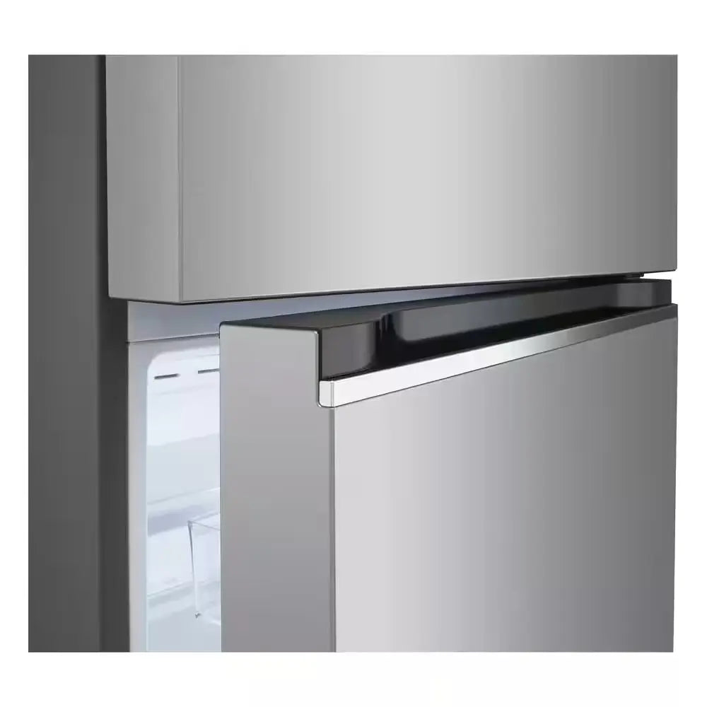 24 In. 11 Cu. Ft. Top Mount Freezer Refrigerator in Stainless Steel Look | Fridge.com