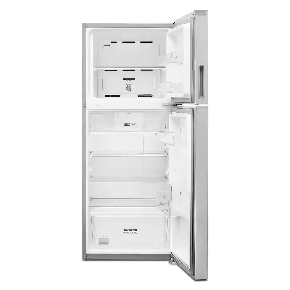 24 In. 11.6 Cu. Ft. Top Freezer Refrigerator in Fingerprint Resistant Stainless, Counter Depth | Fridge.com