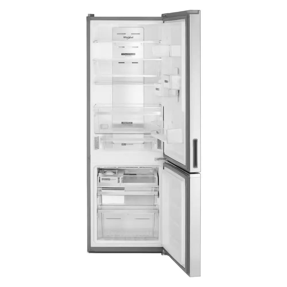 24 In. 12.7 Cu. Ft. Garage Ready Bottom Freezer Refrigerator in Fingerprint Resistant Stainless | Fridge.com