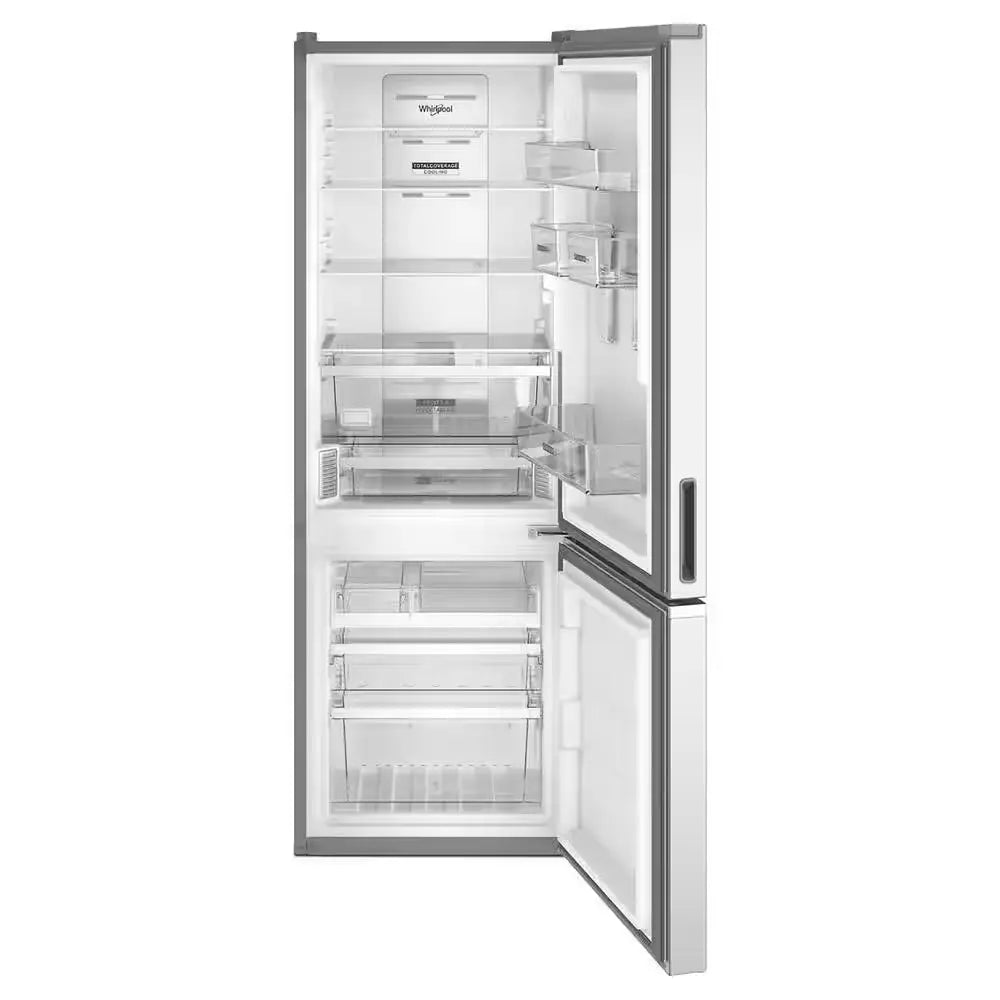 24 In. 12.7 Cu. Ft. Garage Ready Bottom Freezer Refrigerator in Fingerprint Resistant Stainless | Fridge.com