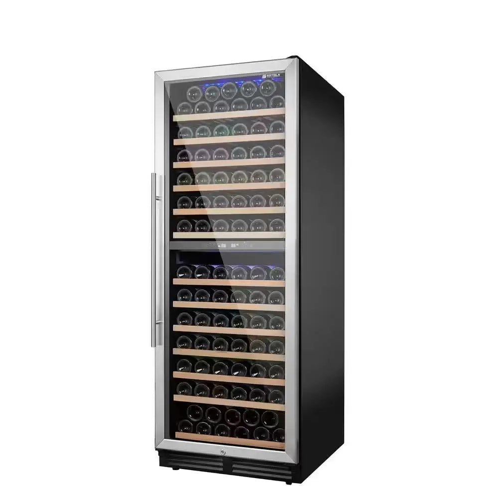 24 In. 152 Bottle Wine Cooler Refrigerator Frost Free with Digital Temperature Control, Freestanding or Built-In | Fridge.com