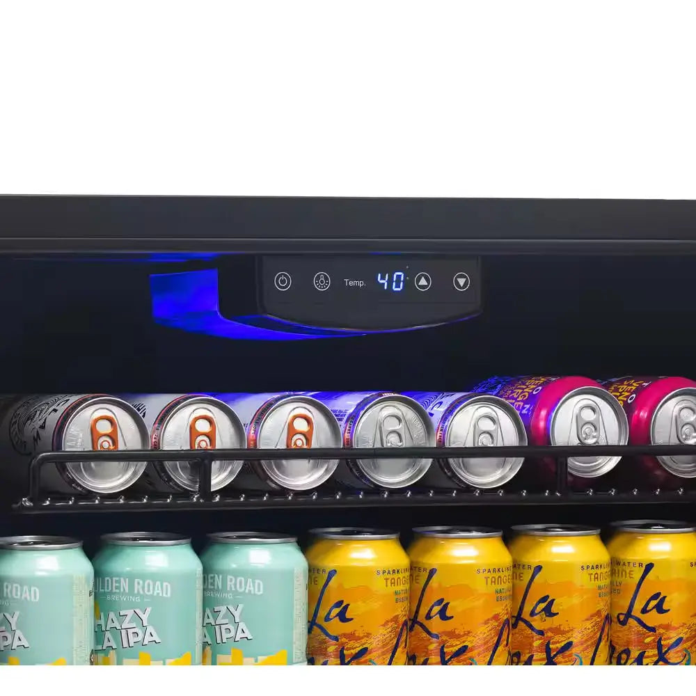 24 In. 177 Can Capacity Built-In or Freestanding Beverage Refrigerator and Cooler | Fridge.com