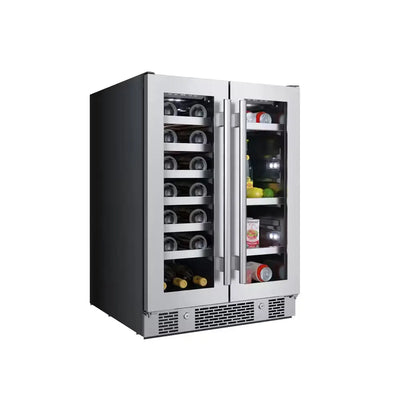 24 In. 21-Bottle Wine and 64-Can Beverage Cooler | Fridge.com