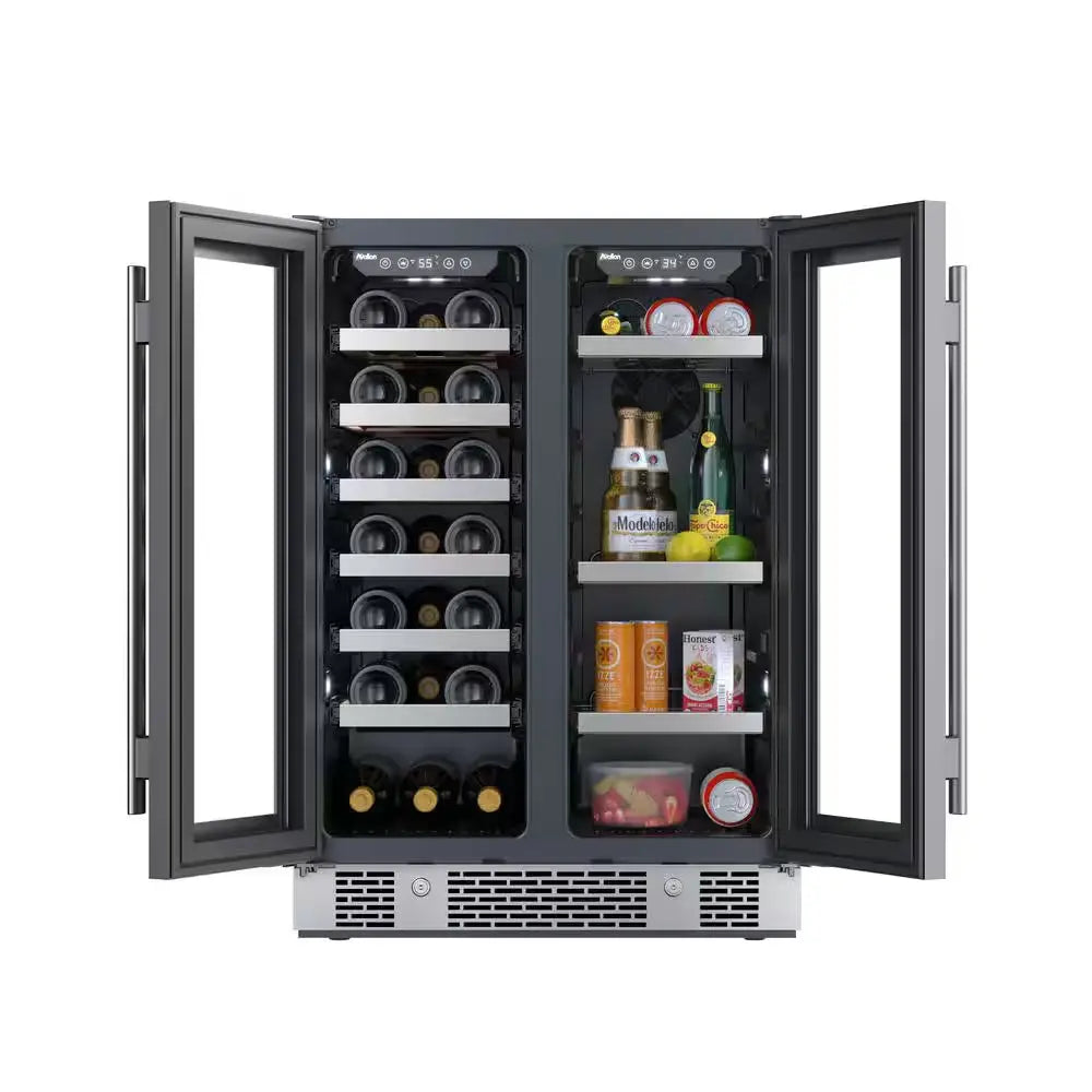 24 In. 21-Bottle Wine and 64-Can Beverage Cooler | Fridge.com