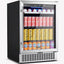 24 In. Built-In Beverage Center Single Zone 180-Cans Beverage Cooler Fridge in Stainless Steel | Fridge.com