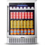 24 In. Built-In Beverage Center Single Zone 180-Cans Beverage Cooler Fridge in Stainless Steel | Fridge.com