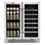 24 In. Built-In French Door Dual Zone 20-Bottle Wine and 60-Can Beverage Cooler | Fridge.com