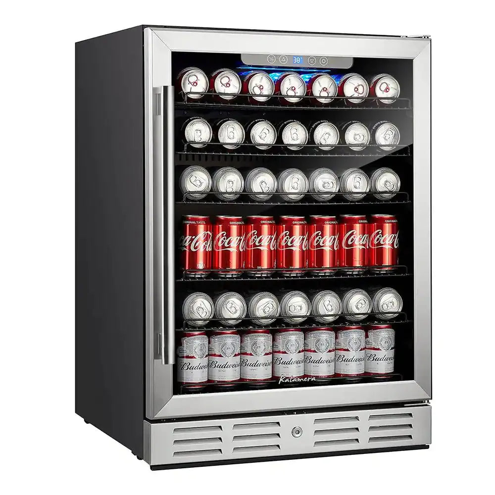 24 In. Built-In Single Zone Beverage Refrigerator with 170 Can 12 Oz. Beverage | Fridge.com