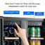 24 In. Dual Zone 17-Wine Bottles and 77-Cans Built-In and Freestanding Beverage & Wine Cooler in Black | Fridge.com