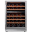 24 In. Dual Zone 46-Bottles Built-In Wine Cooler Refrigerator in Stainless Steel Frost-Free Touch Panel | Fridge.com