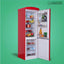 24 In. RETRO BOTTOM MOUNT 11Cf Refrigerator Fast Freeze 110V in Red | Fridge.com