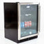 24 In. W Single Zone 133-Can Capacity Beverage Cooler, in Stainless Steel and Black Cabinet | Fridge.com