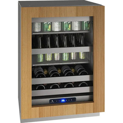 24-Inch Beverage Center with Reversible Hinge and Integrated Frame | Fridge.com