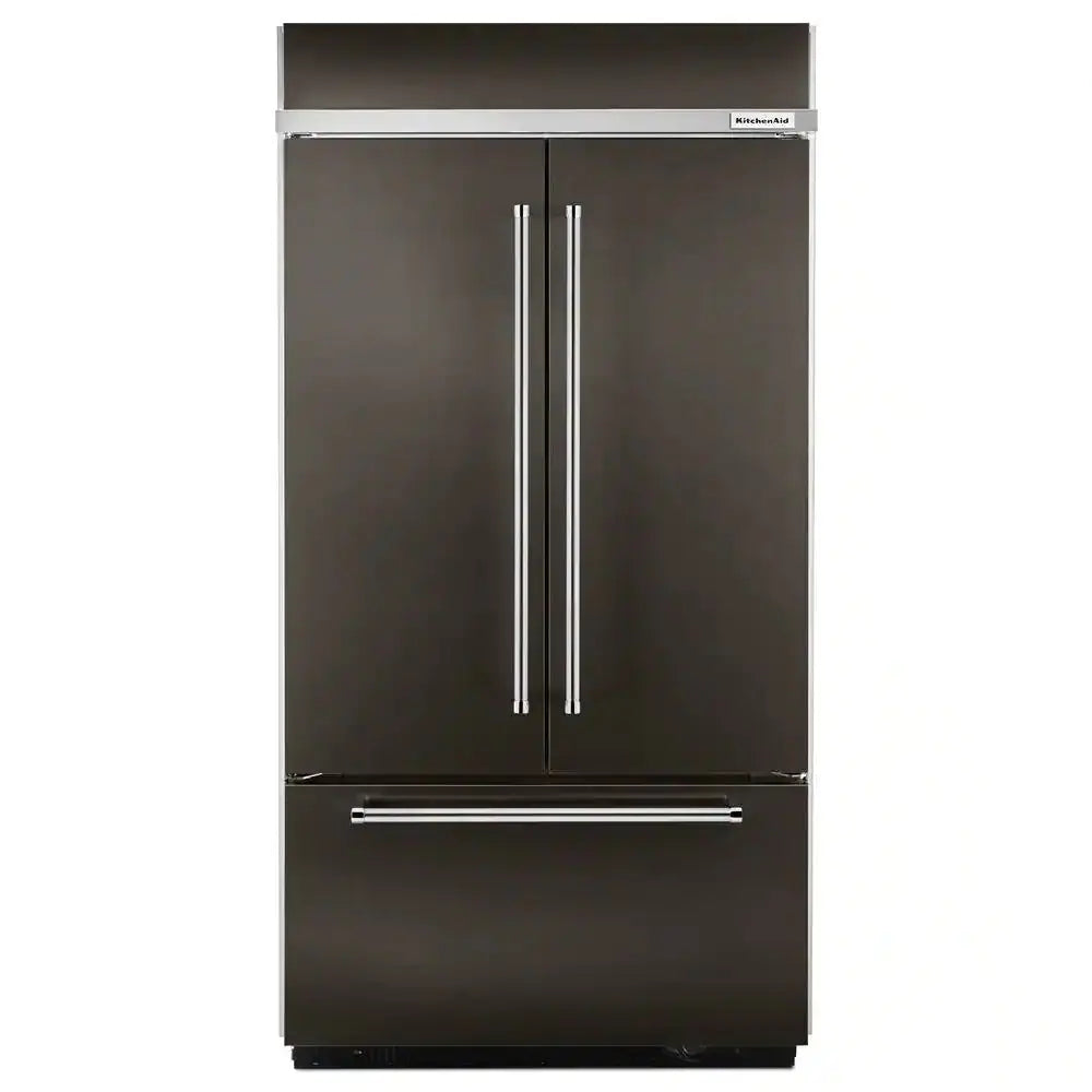 24.2 Cu. Ft. Built-In French Door Refrigerator in Stainless Steel, Platinum Interior | Fridge.com