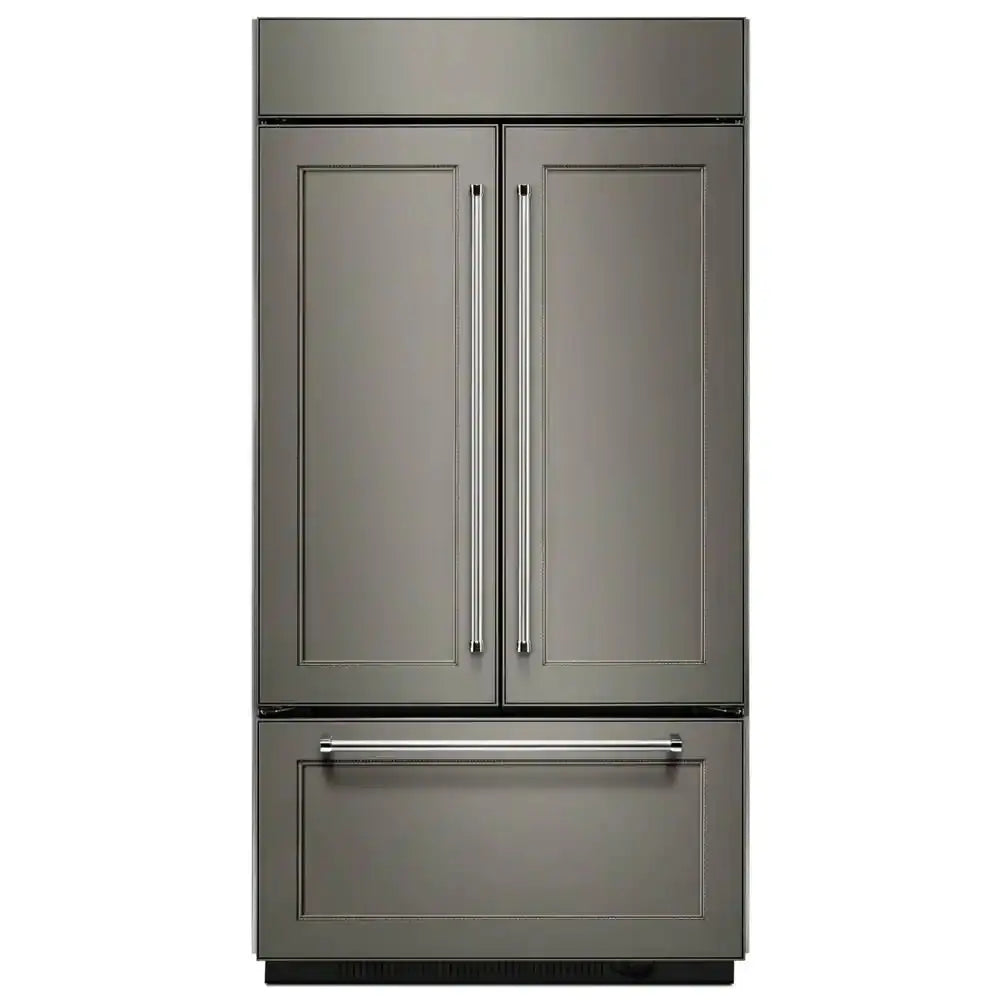 24.2 Cu. Ft. Built-In French Door Refrigerator in Stainless Steel, Platinum Interior | Fridge.com