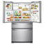 24.5 Cu. Ft. French Door Refrigerator in Fingerprint Resistant Stainless Steel | Fridge.com