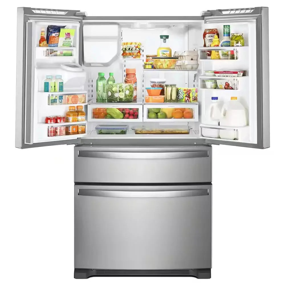 24.5 Cu. Ft. French Door Refrigerator in Fingerprint Resistant Stainless Steel | Fridge.com