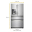 24.5 Cu. Ft. French Door Refrigerator in Fingerprint Resistant Stainless Steel | Fridge.com