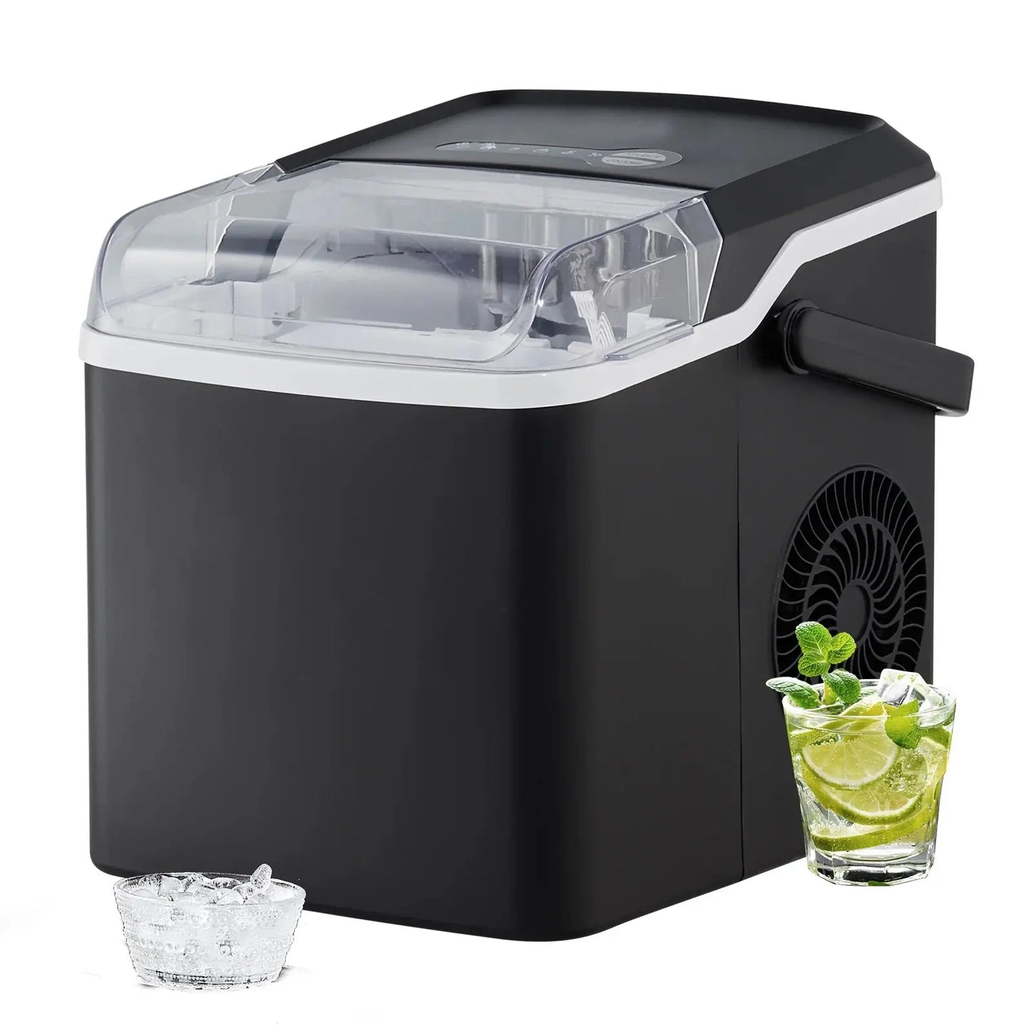 SKYSHALO Portable Countertop Ice Maker 26Lbs/24H Self-Cleaning | Fridge.com