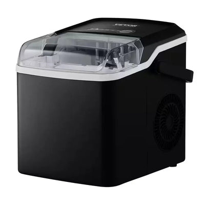 Countertop Ice Maker 26 Lb. / 24H Self-Cleaning Portable Ice Maker Ice Machine with 2 Sizes Bullet Ice, Black | Fridge.com