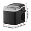 BENTISM Portable Countertop Ice Maker 26Lbs/24H Self-Cleaning with Scoop Basket | Fridge.com