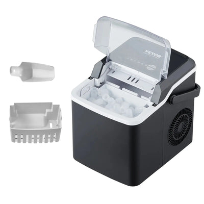 BENTISM Portable Countertop Ice Maker 26Lbs/24H Self-Cleaning with Scoop Basket | Fridge.com