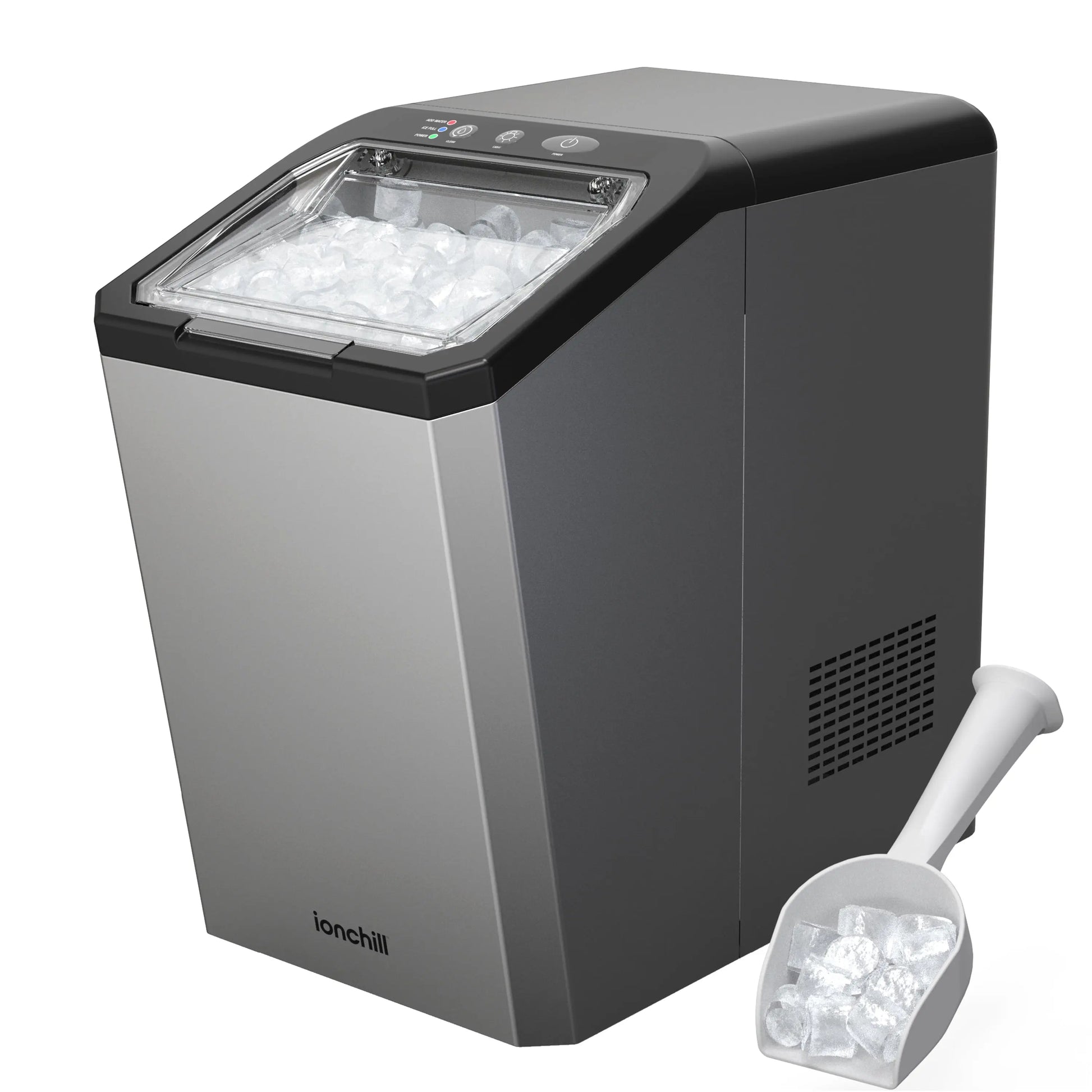 Ionchill Quickcube Nugget Ice Maker, 25Lbs/24Hrs Compact Countertop Ice Machine | Fridge.com