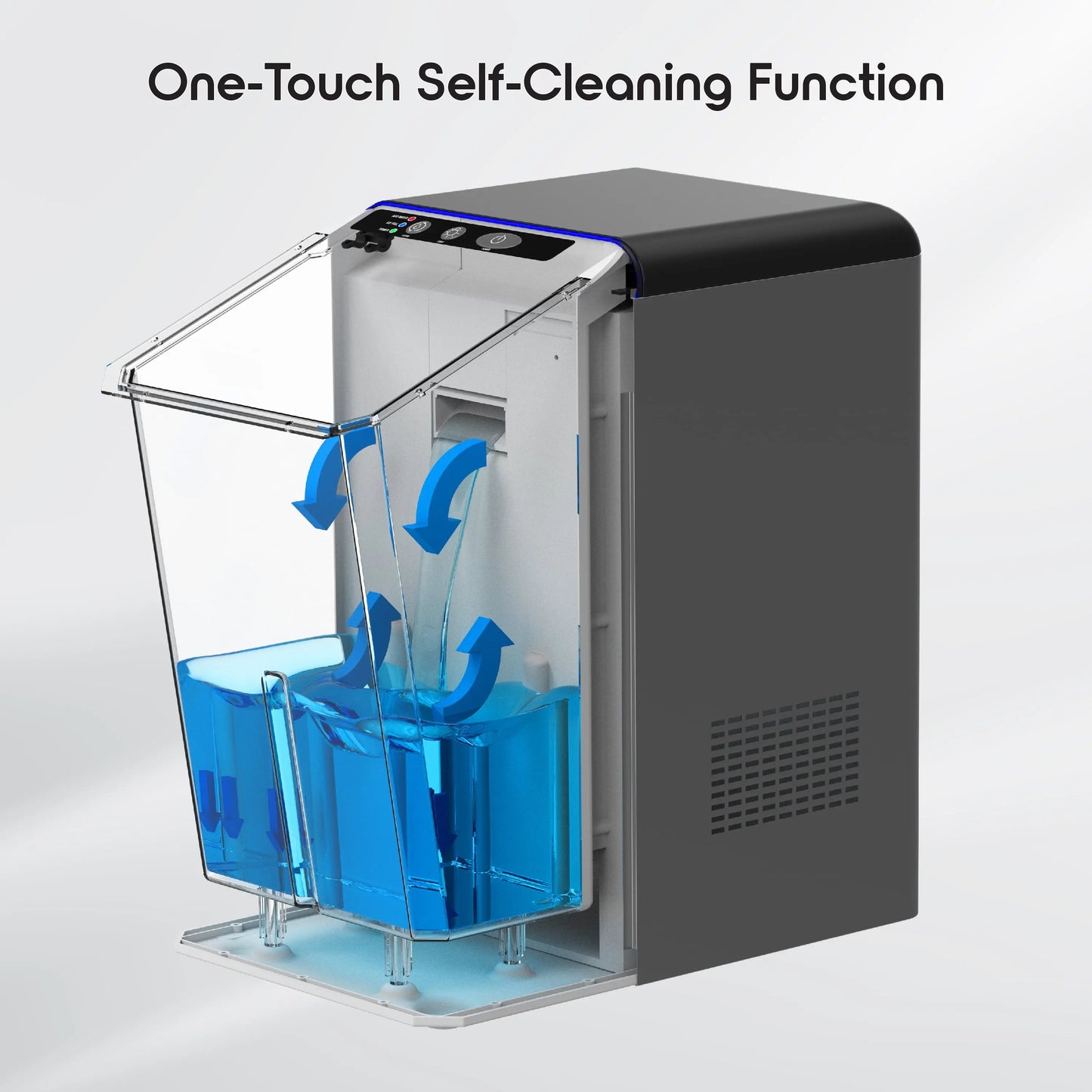 Ionchill Quickcube Nugget Ice Maker, 25Lbs/24Hrs Compact Countertop Ice Machine | Fridge.com