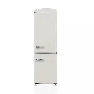 24In RETRO BOTTOM MOUNT 11Cf Refrigerator Fast Freeze 110V in Cream | Fridge.com