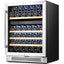 24'' 46 Bottle Dual Zone Wine Cooler Built-In Wine Refrigerator | Fridge.com