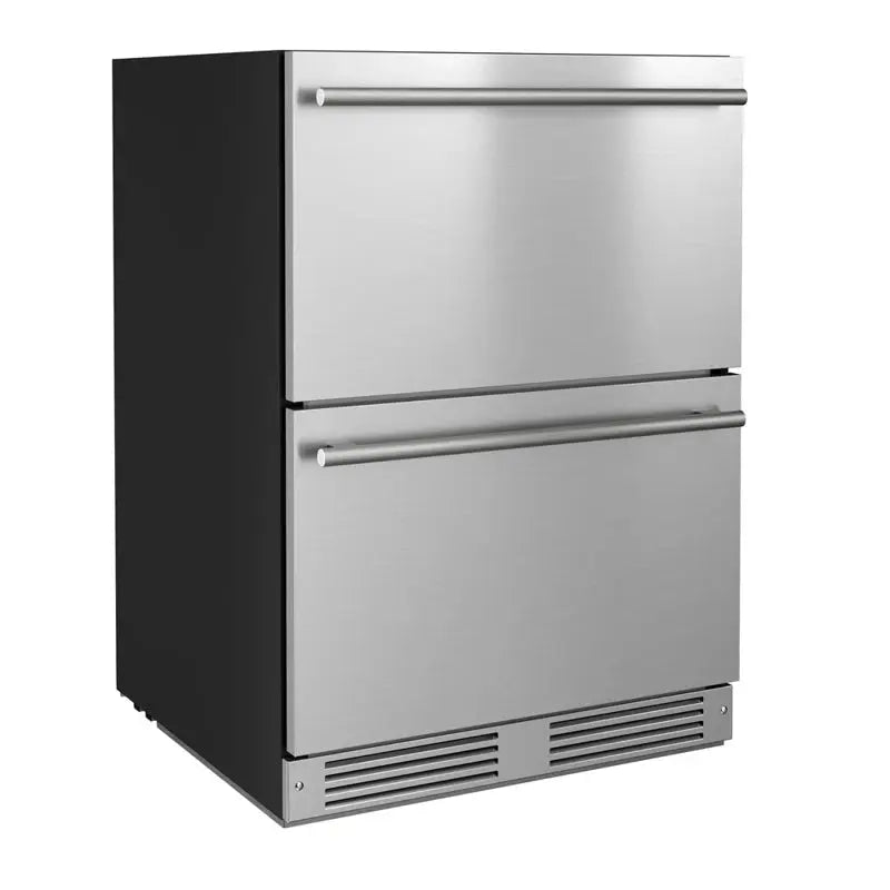 24" 5.2 Cubic Feet Freestanding Stainless Steel Refrigerated Drawers | Fridge.com