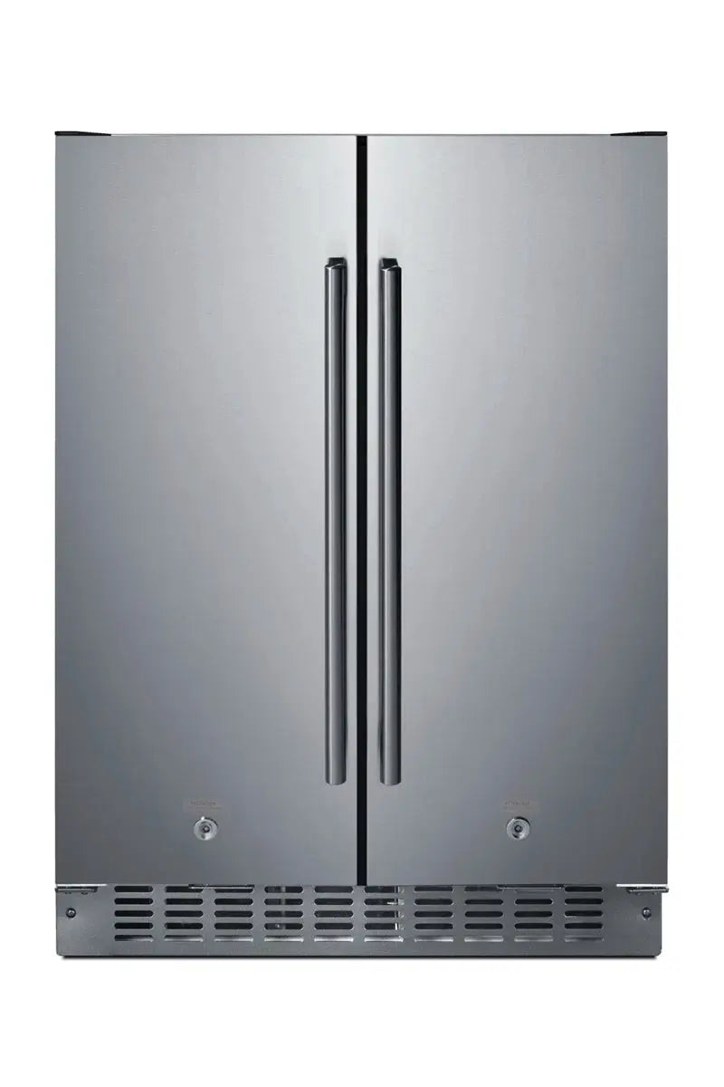 24" French Door Refrigerator 3.78 Cu. Ft. Refrigerator-Freezer | Fridge.com