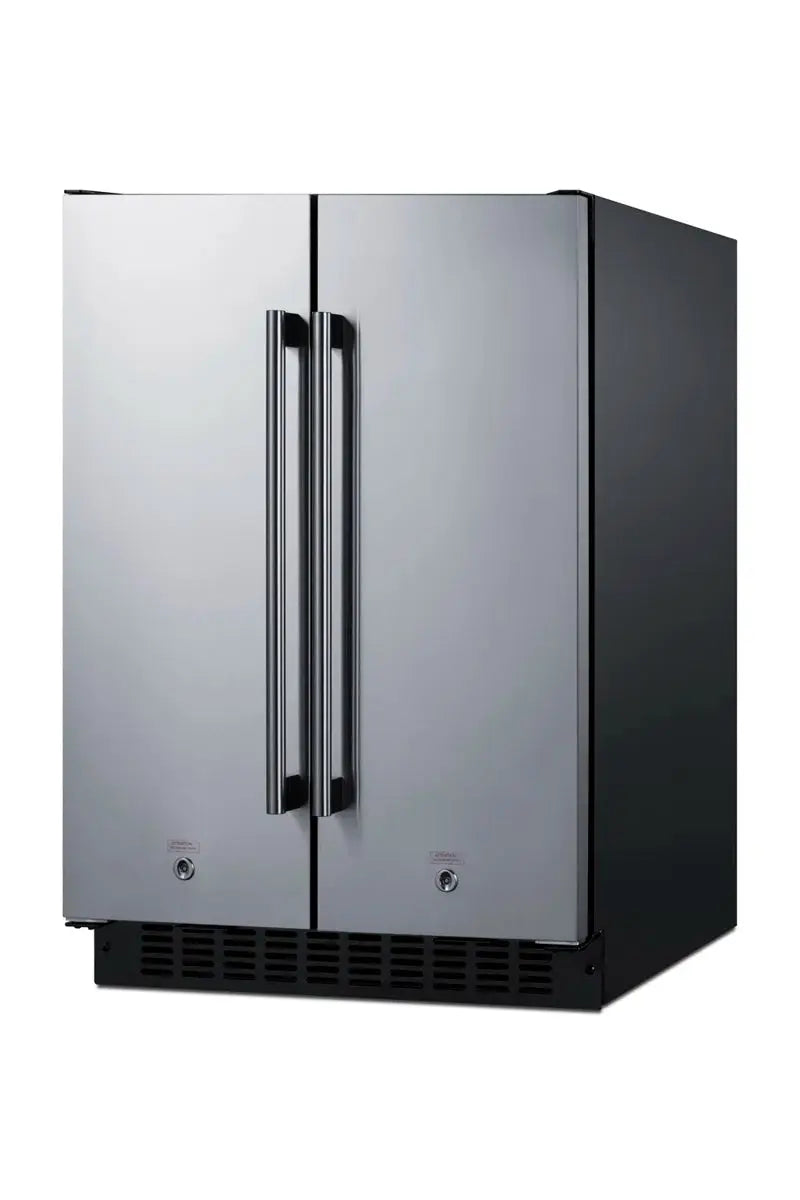 24" French Door Refrigerator 3.78 Cu. Ft. Refrigerator-Freezer | Fridge.com