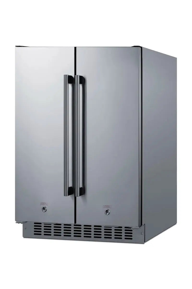 24" French Door Refrigerator 3.78 Cu. Ft. Refrigerator-Freezer | Fridge.com