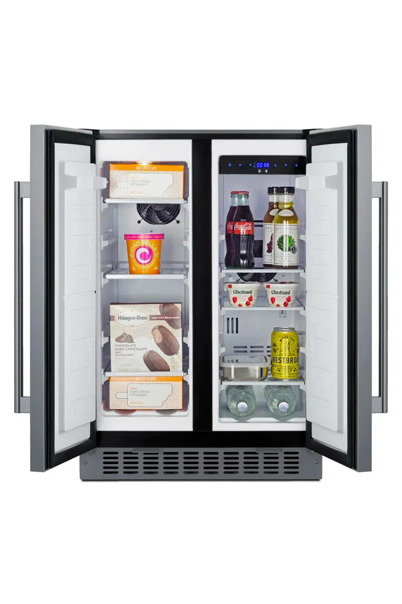 24" French Door Refrigerator 3.78 Cu. Ft. Refrigerator-Freezer | Fridge.com