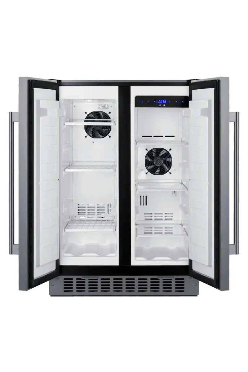 24" French Door Refrigerator 3.78 Cu. Ft. Refrigerator-Freezer | Fridge.com