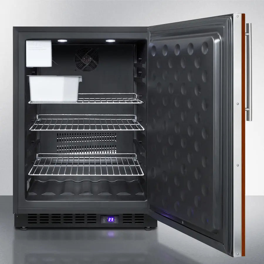 24" Wide Built-In All-Freezer With Ice Maker (Panel Not Included) | SUMMIT | Fridge.com