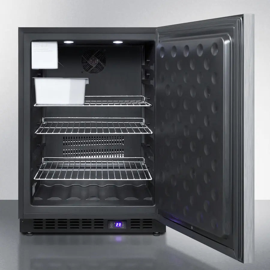 24" Wide Built-In All-Freezer With Ice Maker | SUMMIT | Fridge.com