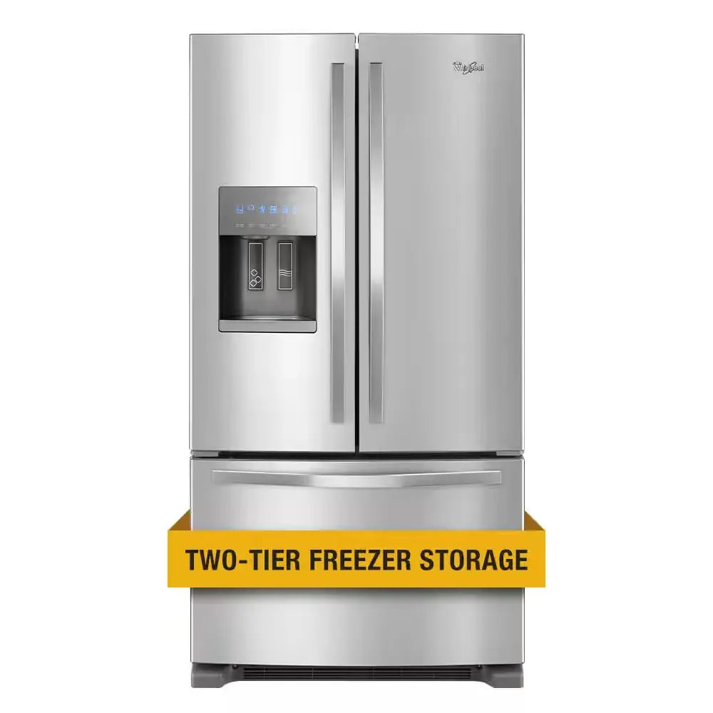 25 Cu. Ft. French Door Refrigerator in Fingerprint-Resistant Stainless Steel | Fridge.com