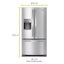 25 Cu. Ft. French Door Refrigerator in Fingerprint-Resistant Stainless Steel | Fridge.com