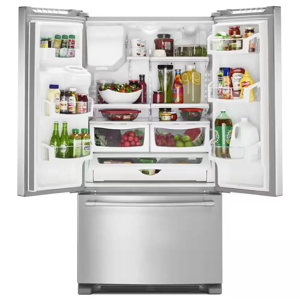 25 Cu. Ft. French Door Refrigerator in Fingerprint Resistant Stainless Steel | Fridge.com