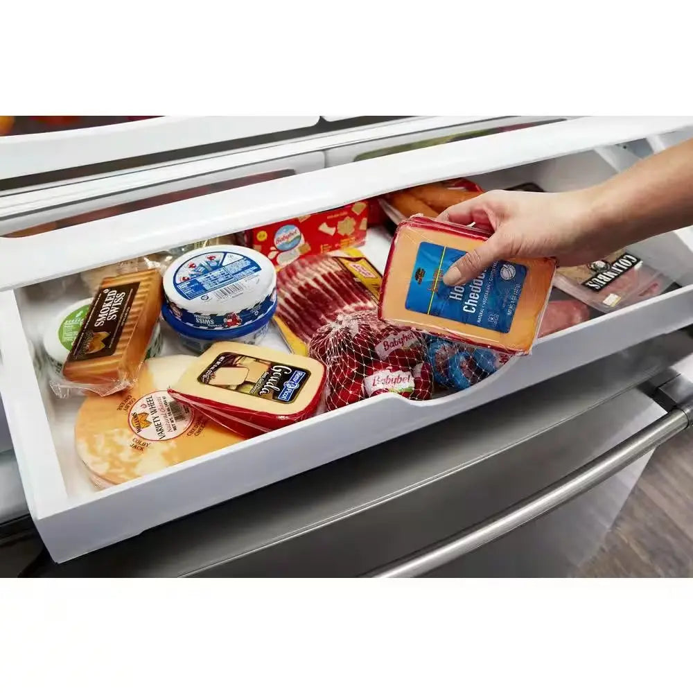 25 Cu. Ft. French Door Refrigerator in Fingerprint Resistant Stainless Steel | Fridge.com