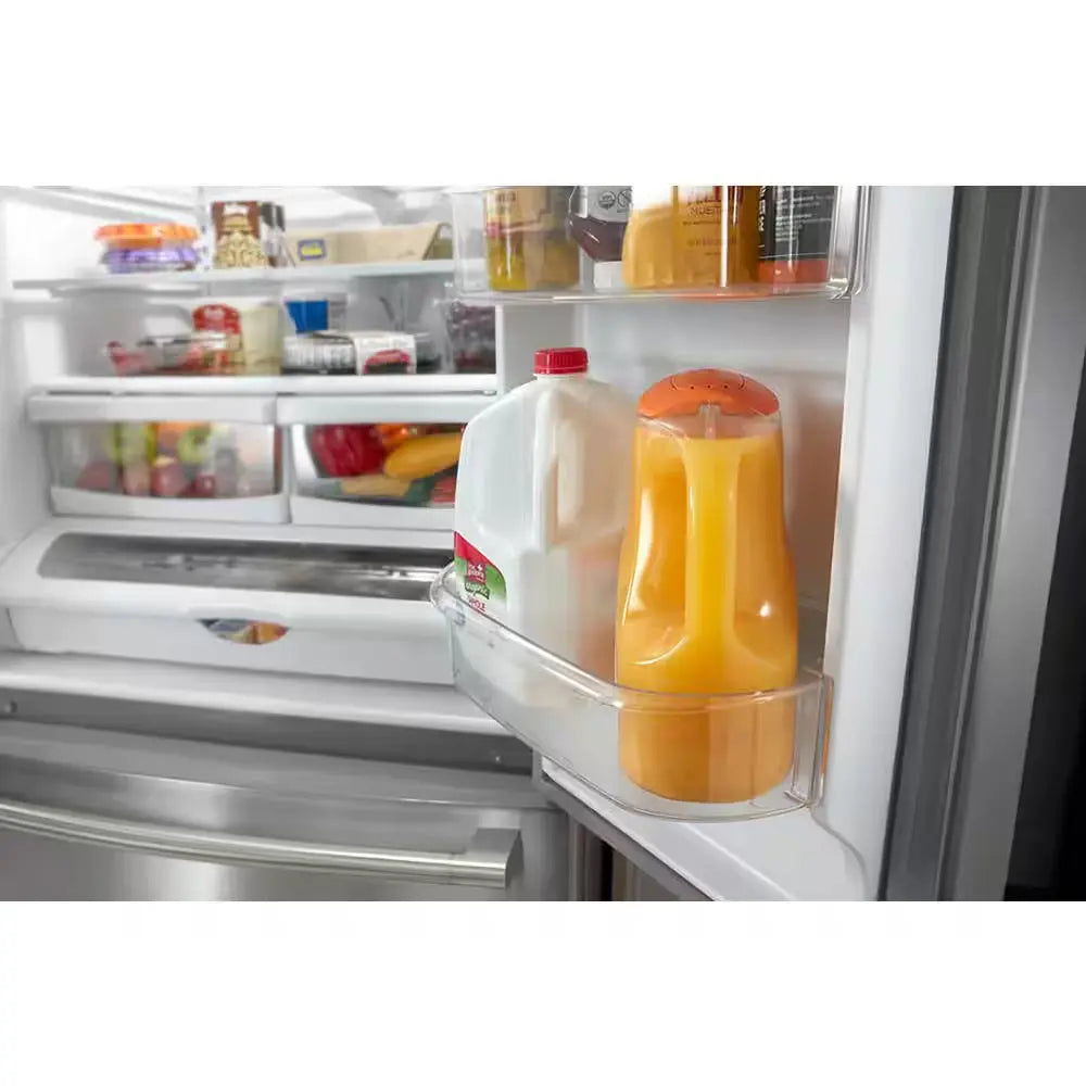 25 Cu. Ft. Standard Depth French Door Refrigerator in Fingerprint Resistant Stainless Steel | Fridge.com