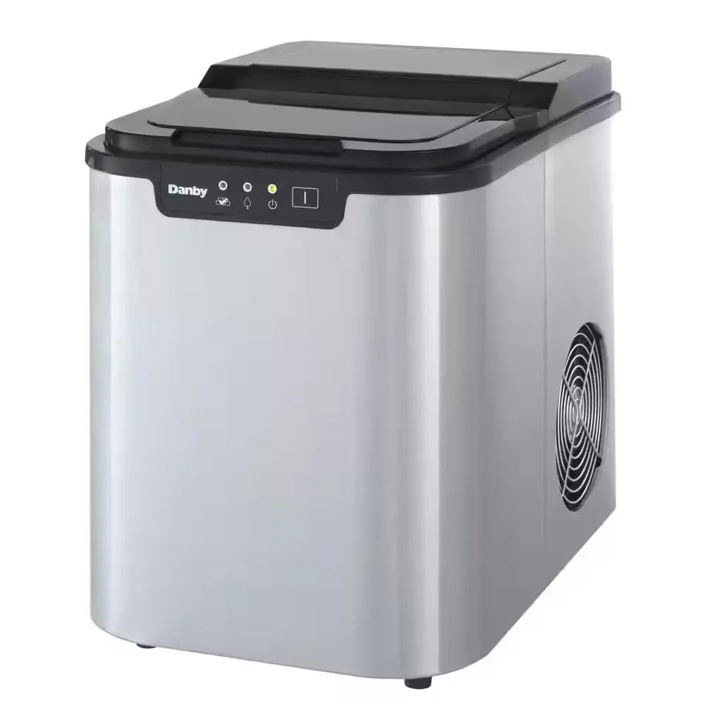 25 Lbs. Portable Countertop Ice Maker in Stainless Steel | Fridge.com