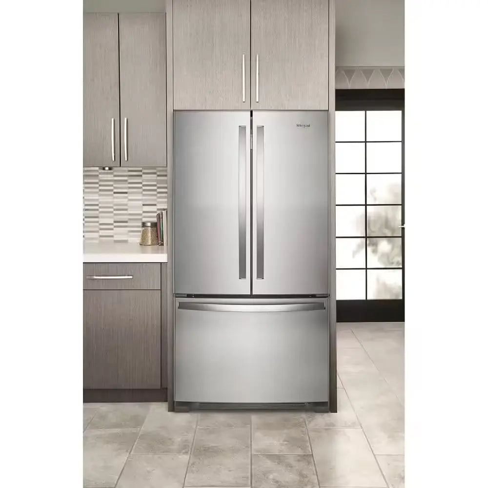 25.2 Cu. Ft. French Door Refrigerator in Fingerprint Resistant Stainless Steel with Internal Water Dispenser | Fridge.com