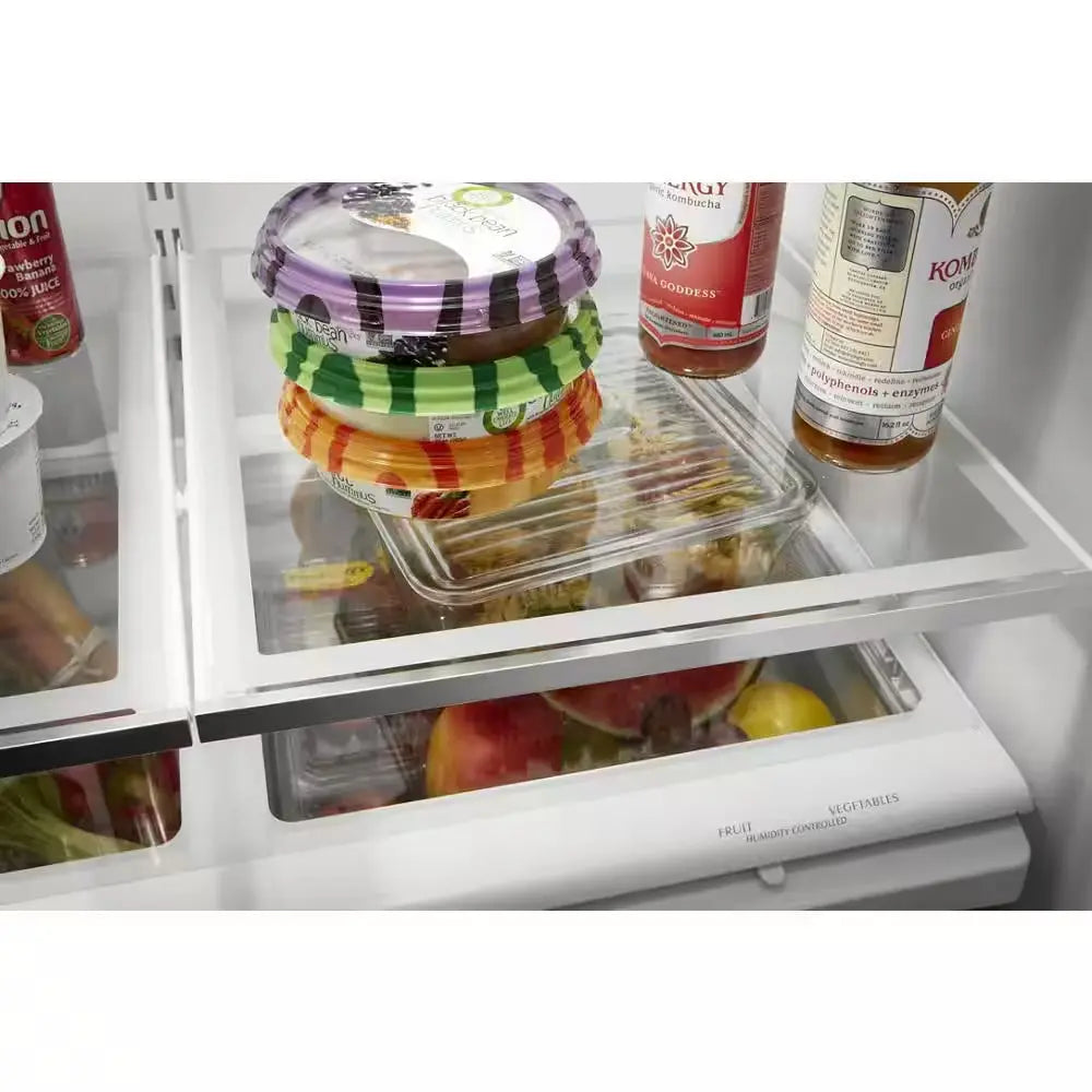 25.2 Cu. Ft. French Door Refrigerator in Fingerprint Resistant Stainless Steel with Internal Water Dispenser | Fridge.com