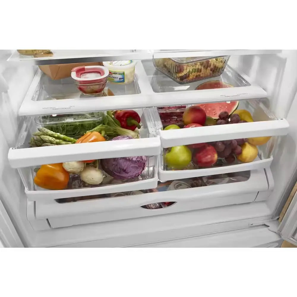 25.2 Cu. Ft. French Door Refrigerator in Fingerprint Resistant Stainless Steel with Internal Water Dispenser | Fridge.com