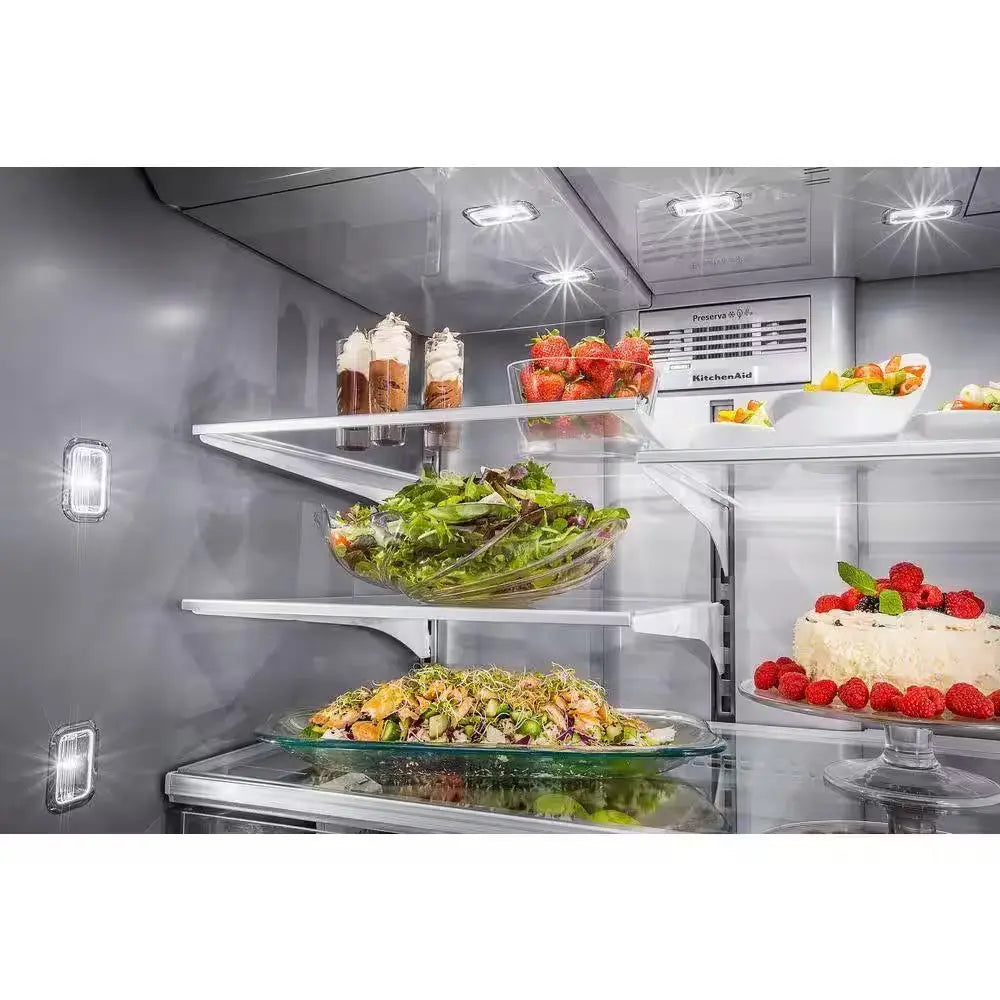 25.8 Cu. Ft. French Door Refrigerator in Stainless Steel with Platinum Interior | Fridge.com